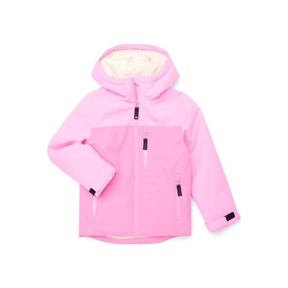 Ozark Trail Girls Snow and Ski Hooded Zip-Up Jacket, Sizes 4-18