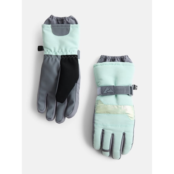 Ozark Trail Girls Technical Ski Gloves, Sizes S-XL
