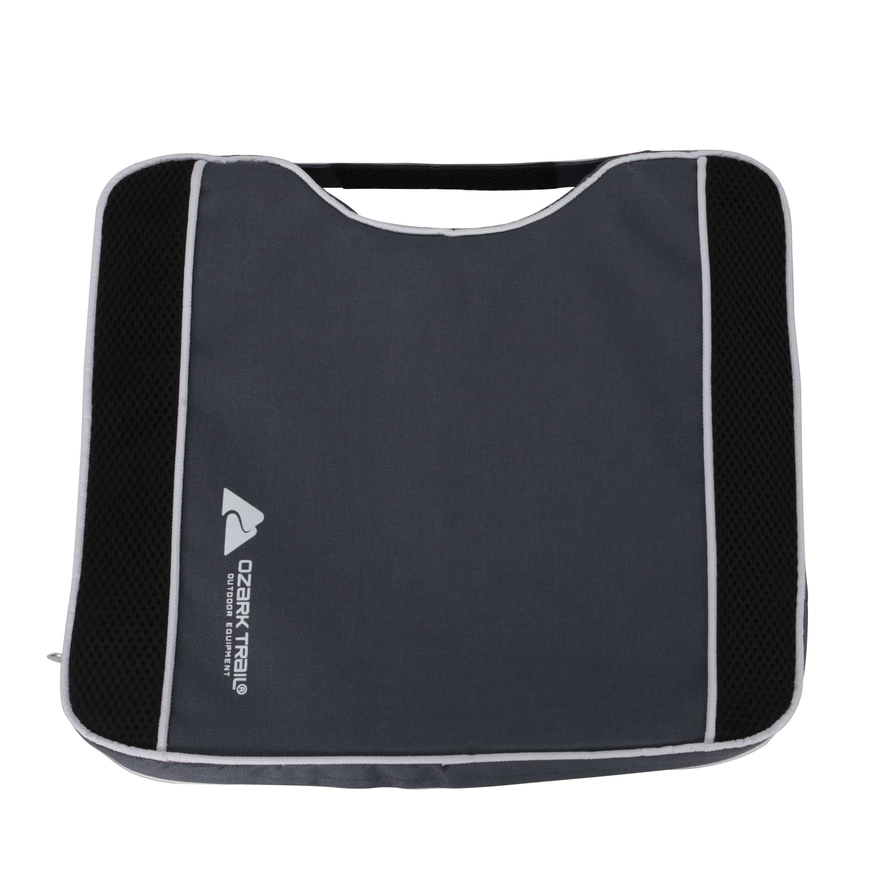Ozark Trail Gray and Black Stadium Cushion