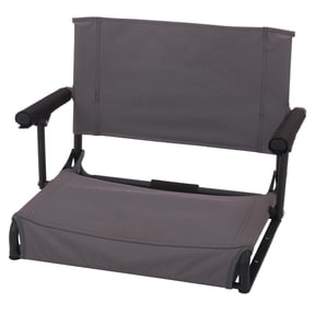 Ozark Trail Hard Arm Stadium Seat, Gray