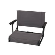 Ozark Trail Hard Arm Stadium Seat, Gray