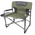 thumbnail image 1 of Ozark Trail Hazel Creek XXL Director Camping Chair with Side Table, Green, 400 lb Capacity, 1 of 9