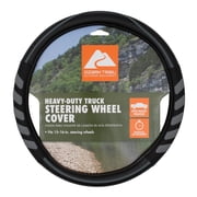 Ozark Trail Heavy Duty Black Steering Wheel Cover 15-16 Inches