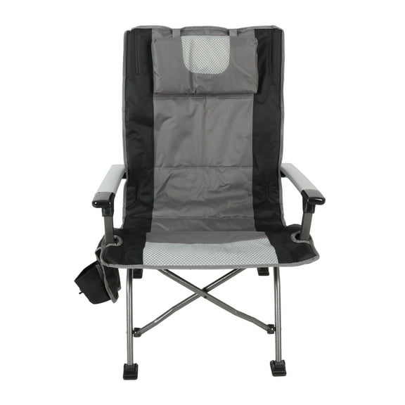 Ozark Trail High Back Camping Chair, Black, Adult
