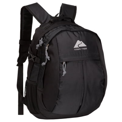 Ozark Trail 25L Adult/Teen Polyester Hiking Backpack, Black
