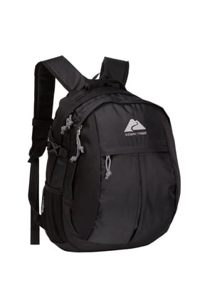 25L Adult/Teen Polyester Hiking Backpack, Black