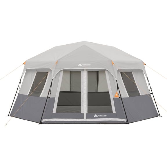 Ozark Trail Instant Hexagon Cabin Tent, 8-Person, 15 ft x 13 ft, 36.04 lb