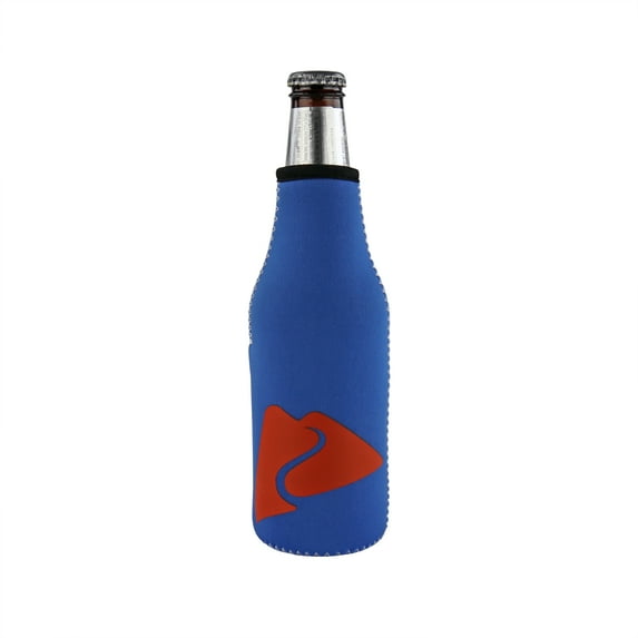 Ozark Trail Insulated 12-Ounce Zippered Bottle Sleeve, Blue