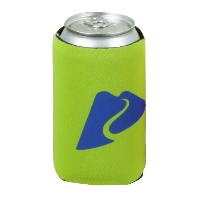 Ozark Trail 12 oz Soft Side Can Cooler, Blue Yellow Green, 4 in. x 4 in.,  Multi-Phrase 