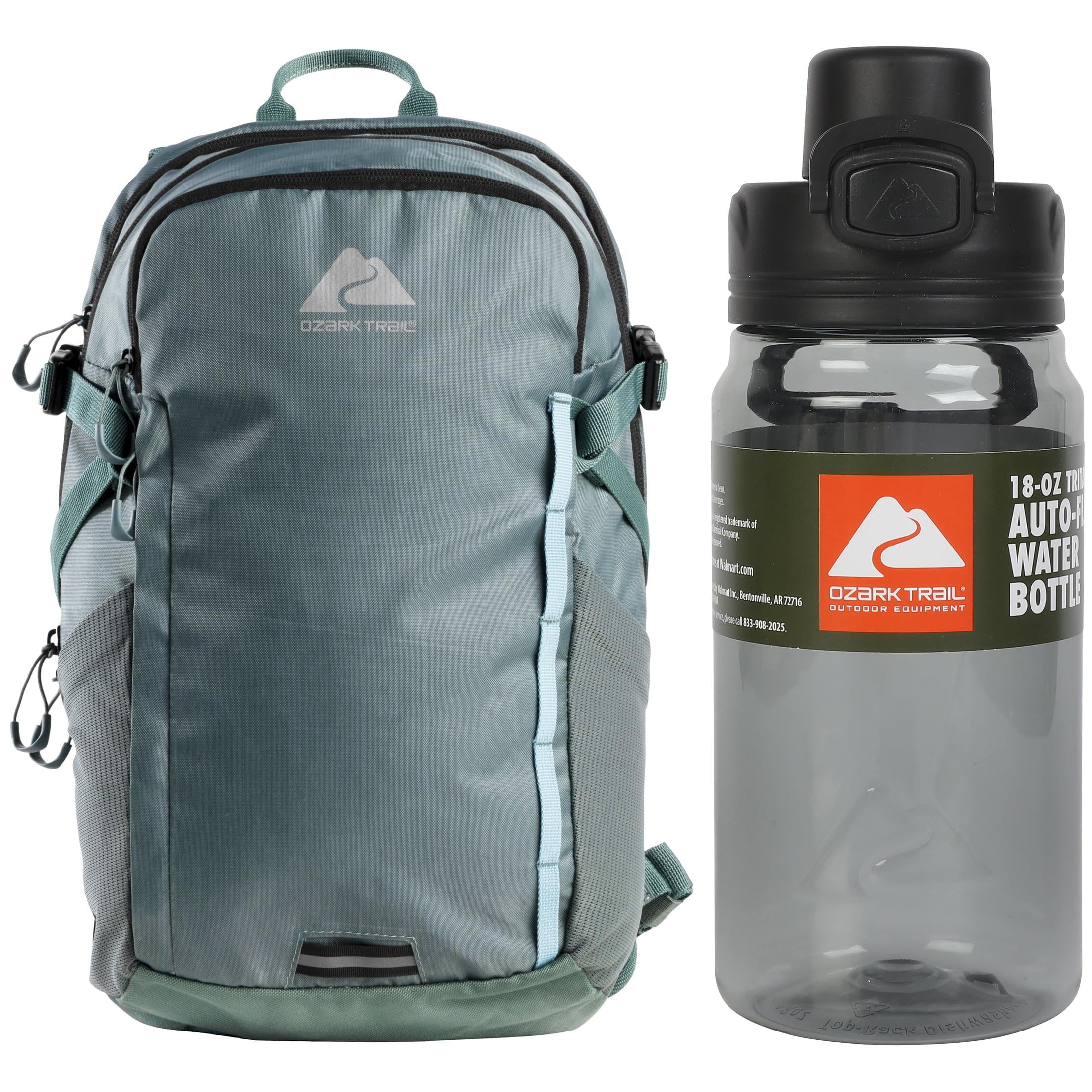 Ozark Trail Juniper 14 L Daypack, Green, Teens to Adults + Ozark