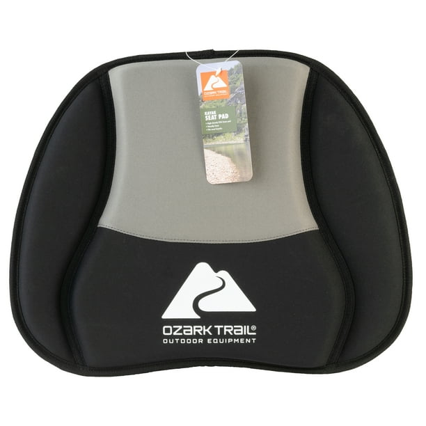 Ozark Trail Kayak Seat Pad, Black with Gray