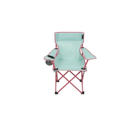 Ozark Trail Quad Camp Chair with Cupholder for Kids, Green