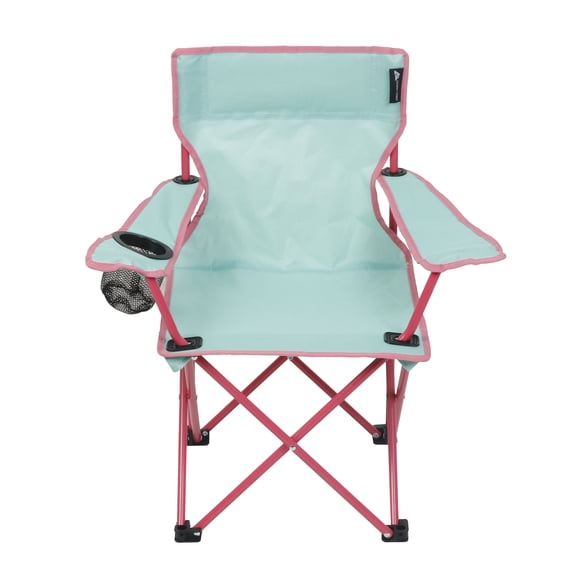 Ozark Trail Kids Camping Chair with Cupholder, Green