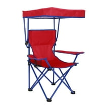 Ozark Trail Kids Canopy Chair with Safety Lock (125 lb. Capacity), Red/Blue