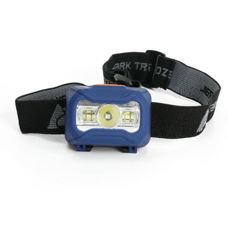 Ozark Trail LED 100 Lumens Headlamp, Blue, 3AAA Batteries Included, 0.21 lbs