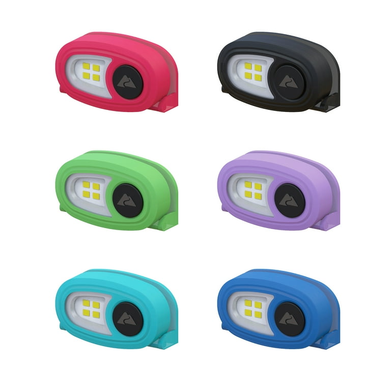 UMI☆　ライトグリーンxs サイズ Ozark Trail LED Mini Headlamp, 20 Lumens, 6 Colors, 4-LED, 6 Meter