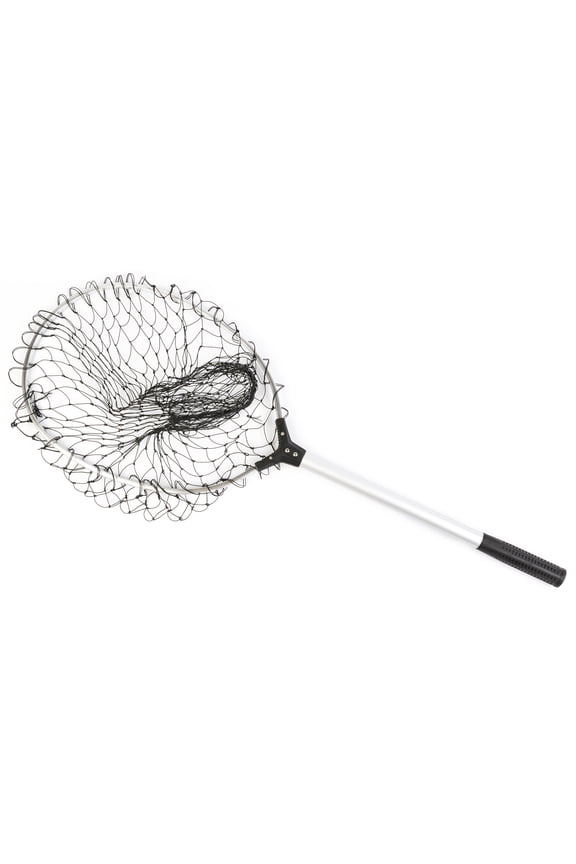 Fishing Landing Net 18 in x 12 in Fish-Friendly Mesh with 18 in Handle