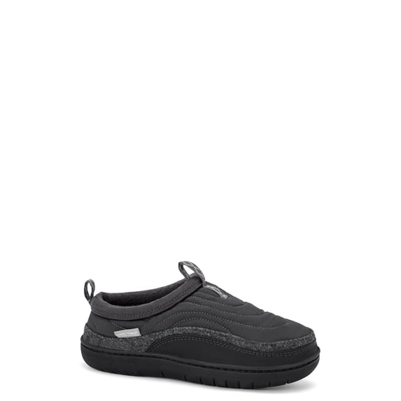 Ozark Trail Little & Big Boys Puffer Clog Slippers, Slip-On, Medium Width