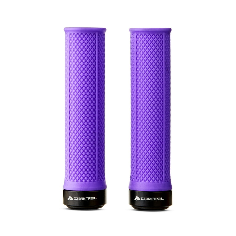 Ozark Trail Lock-on Bike Grips, Purple