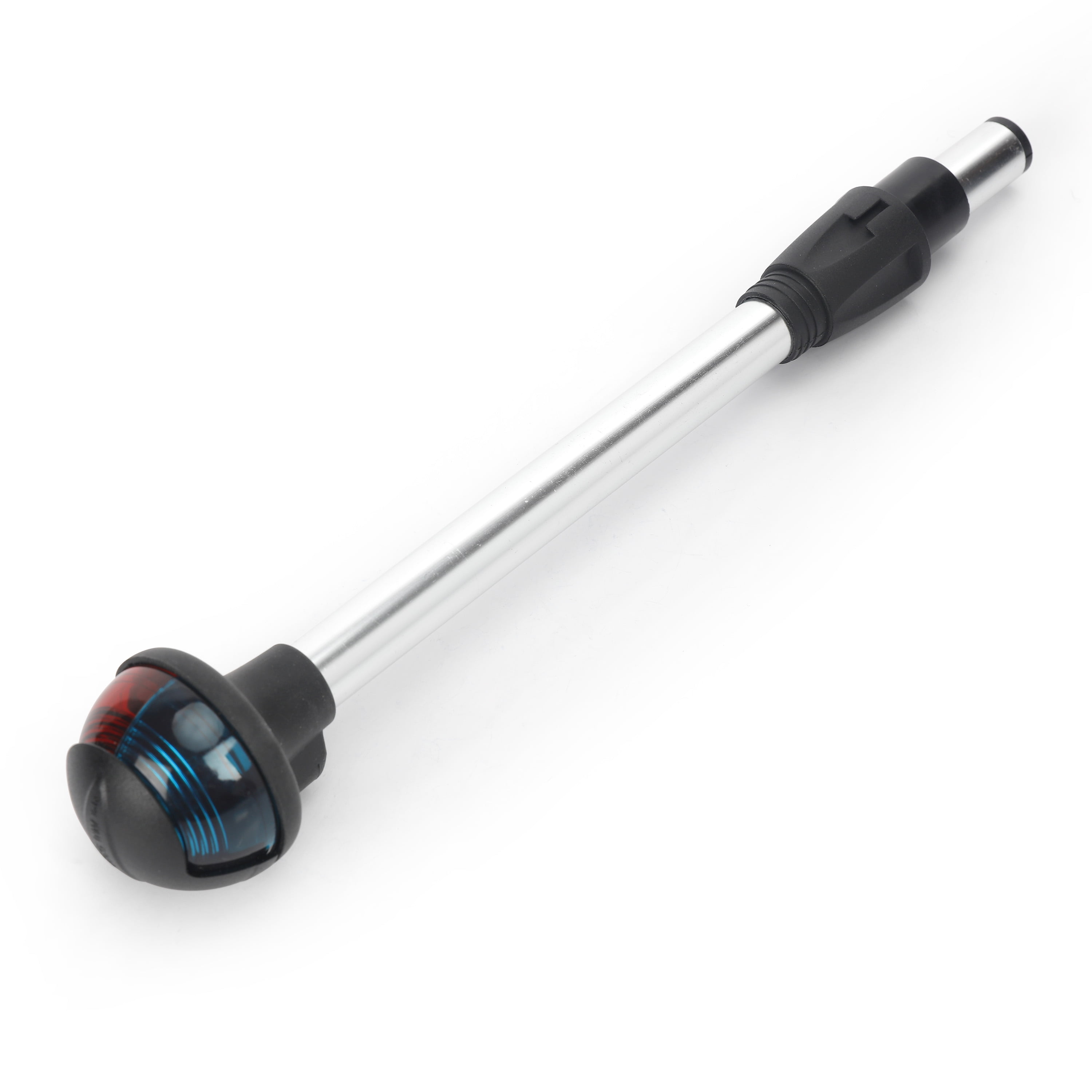 Ozark Trail Marine Red and Green Bi-Color Boat Pole Bow Light with Task Light, 3 Pin