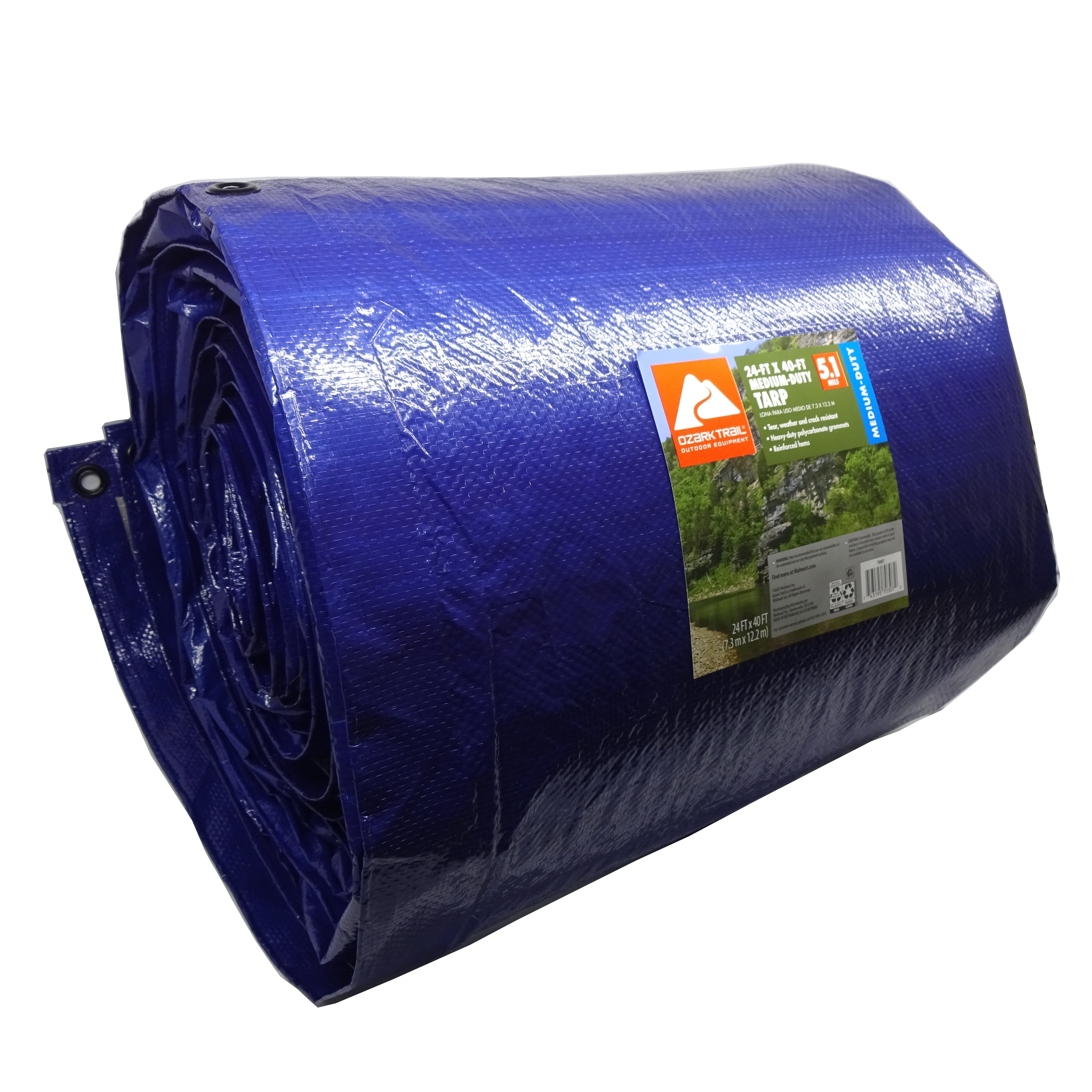 Free Shipping! Ozark Trail Medium-Duty Tarp, 24' x 40', PE
