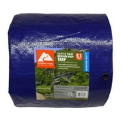 Ozark Trail Medium-Duty Tarp, 12’ x 24’, Material PE