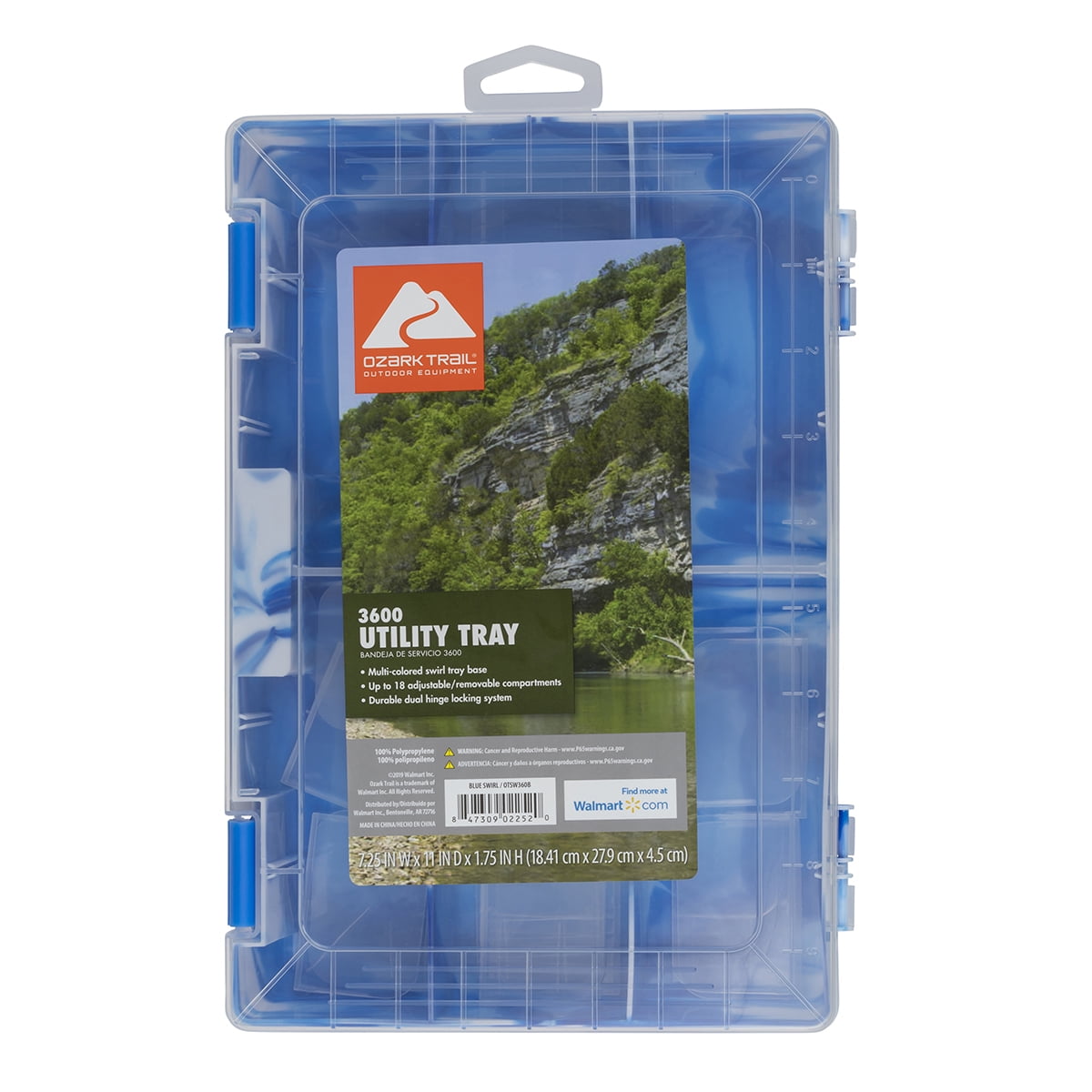 Ozark Trail Medium Swirl Tray Tackle Box Blue Australia Ubuy