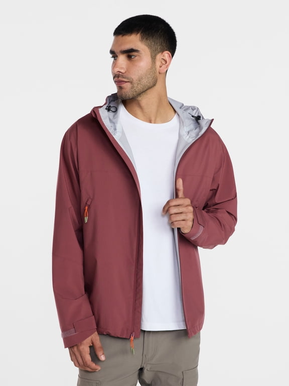 Men's and Big Men's Seal Seamed Rain Jacket, Sizes S-3XL