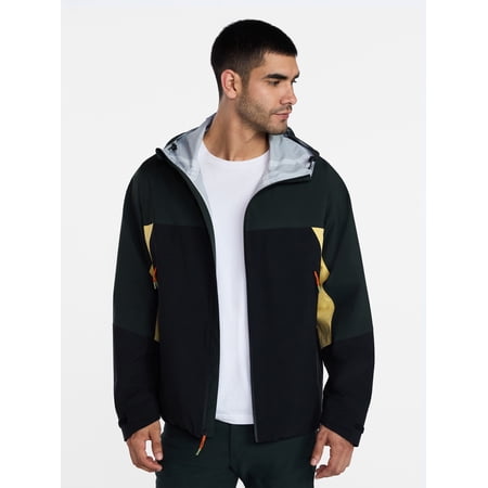 Ozark Trail Men & Big Men's Seal Seamed Rain Jacket, Sizes S-3XL, OT24489