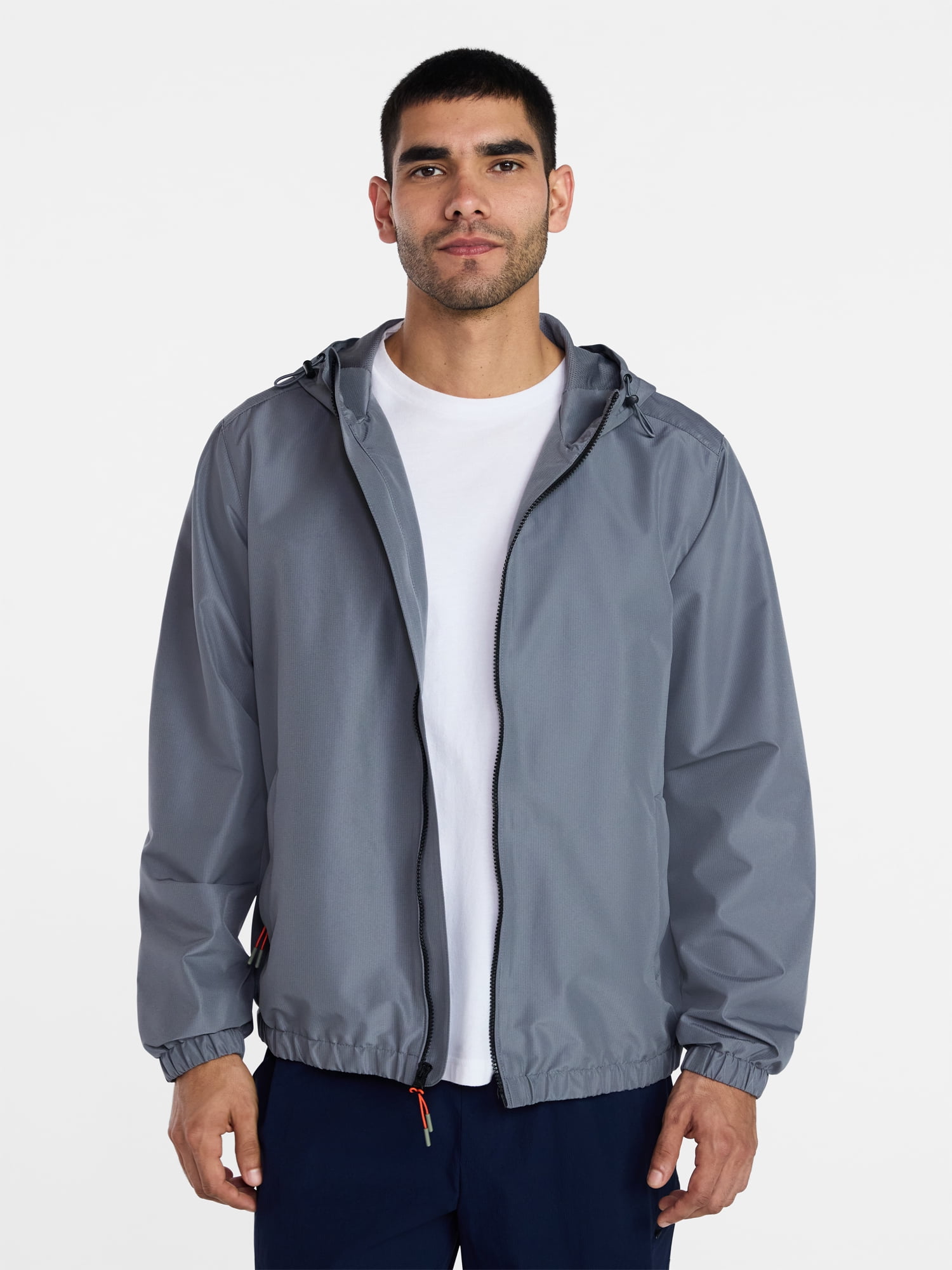 Ozark Trail Men's and Big Men's Vented Windbreaker Jacket, Sizes S-3XL