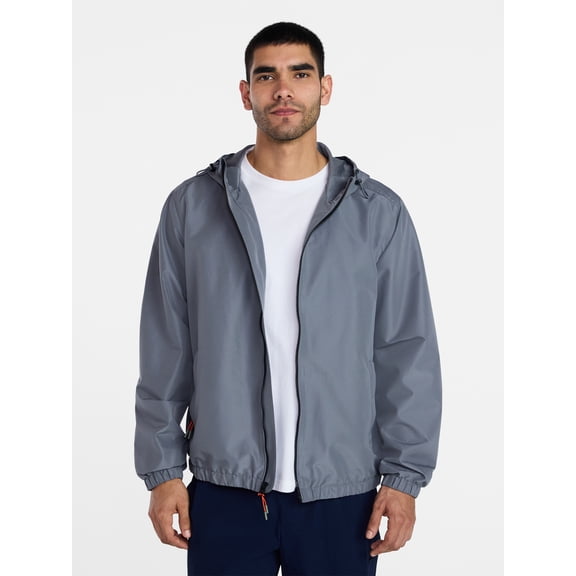 Ozark Trail Men's and Big Men's Vented Windbreaker Jacket, Sizes S-3XL