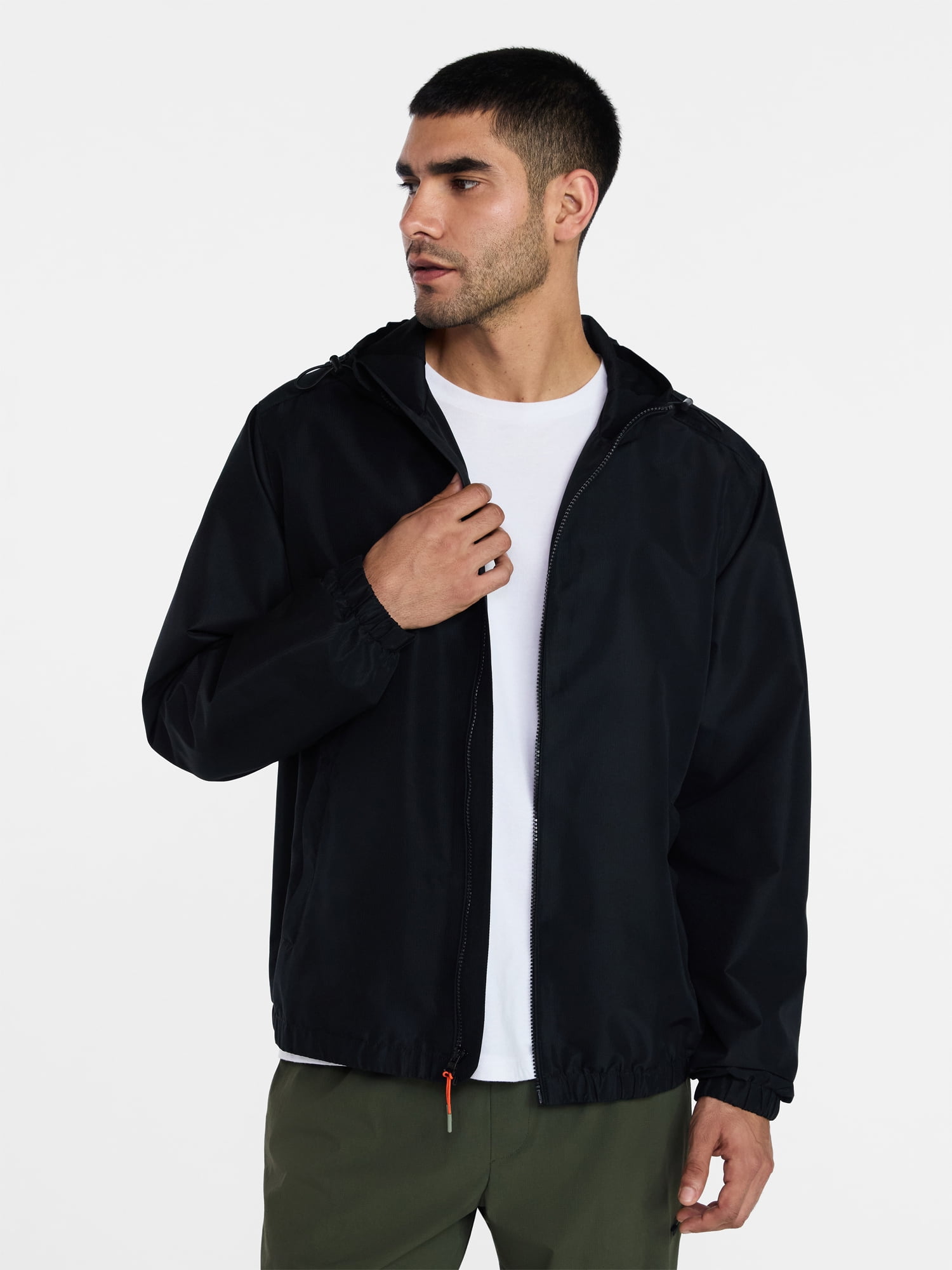 Ozark Trail Men's and Big Men's Vented Windbreaker Jacket, Sizes S
