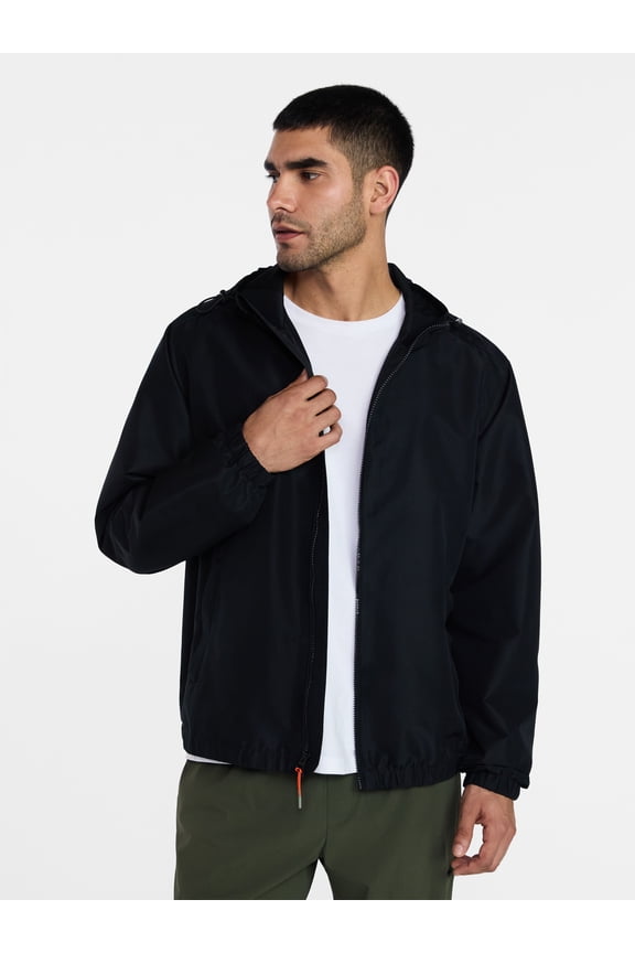 Men's and Big Men's Vented Windbreaker Jacket, Sizes S-3XL