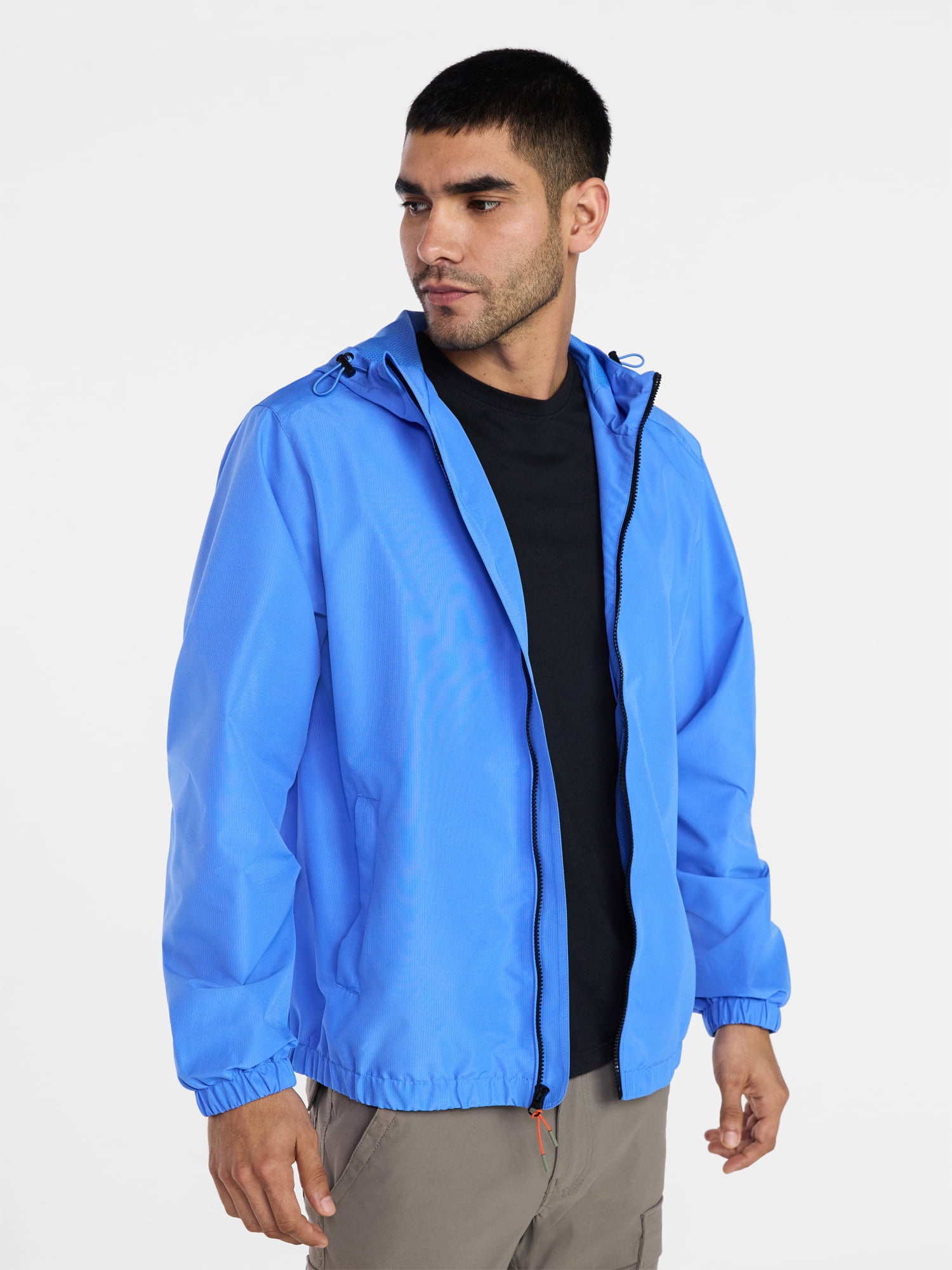 Ozark Trail Men's and Big Men's Vented Windbreaker Jacket, Sizes S-3XL