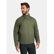 Men's and Big Men's Light Insulated Nylon Zip Jacket, Sizes S-3XL