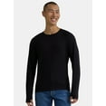 thumbnail image 1 of Ozark Trail Men's & Big Men's Merino Wool Blend Long Sleeve Tee with UPF50+, Sizes S-3XL, 1 of 5