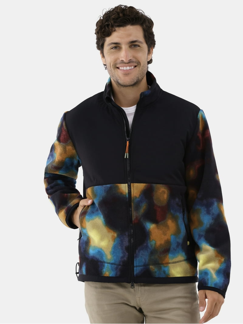 Ozark Trail Mixed Media Fleece Jacket - Stylish Outdoor Wear