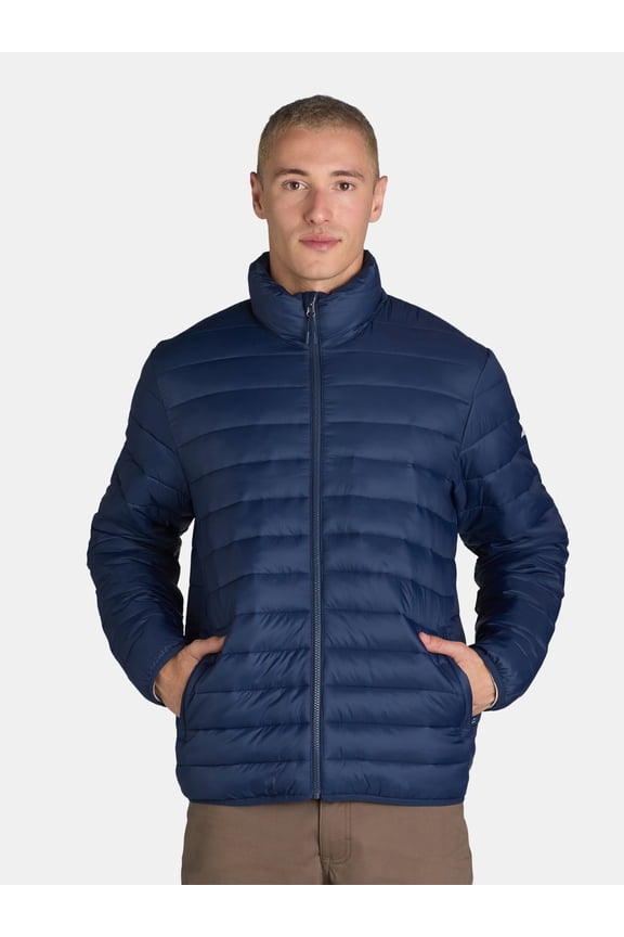 Men's & Big Men's Puffer Jacket, Sizes S-3XL