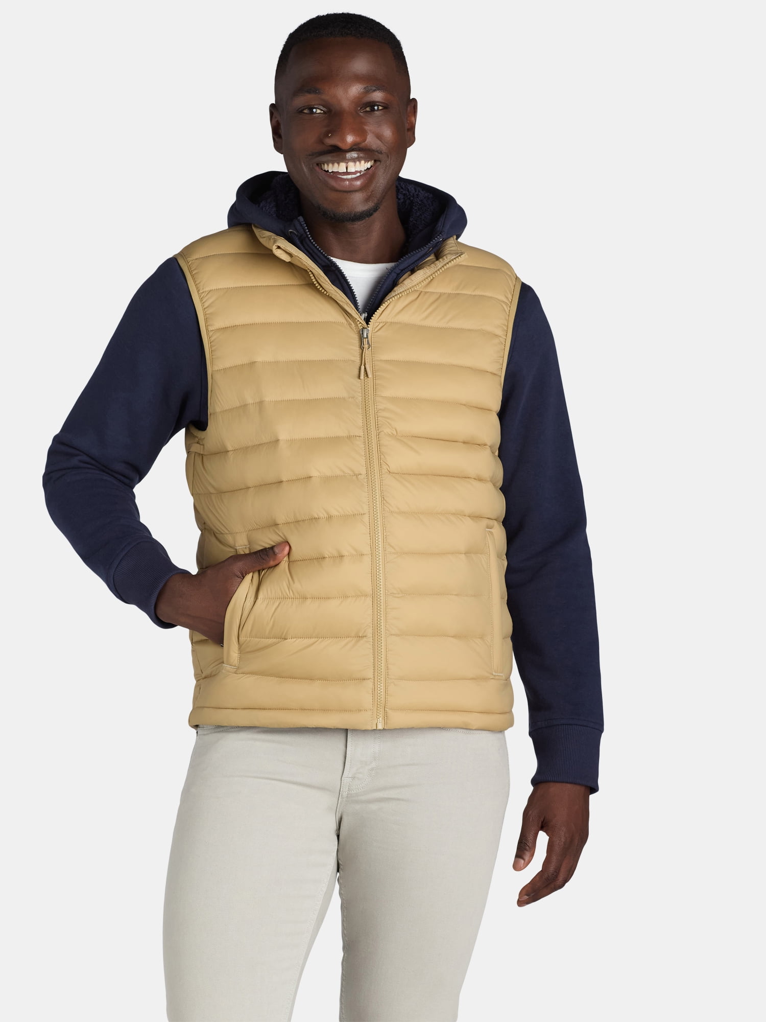 Ozark Trail Men's & Big Men's Puffer Vest, Sizes S-3XL