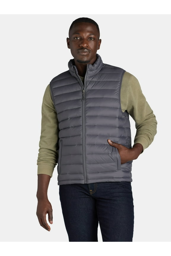 Men's & Big Men's Puffer Vest, Sizes S-3XL