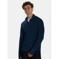 thumbnail image 1 of Ozark Trail Men's & Big Men's Quarter Zip Pullover with Long Sleeves, Sizes S-3XL, 1 of 6