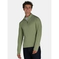 thumbnail image 1 of Ozark Trail Men's & Big Men's Quarter Zip Pullover with Long Sleeves, Sizes S-3XL, 1 of 6