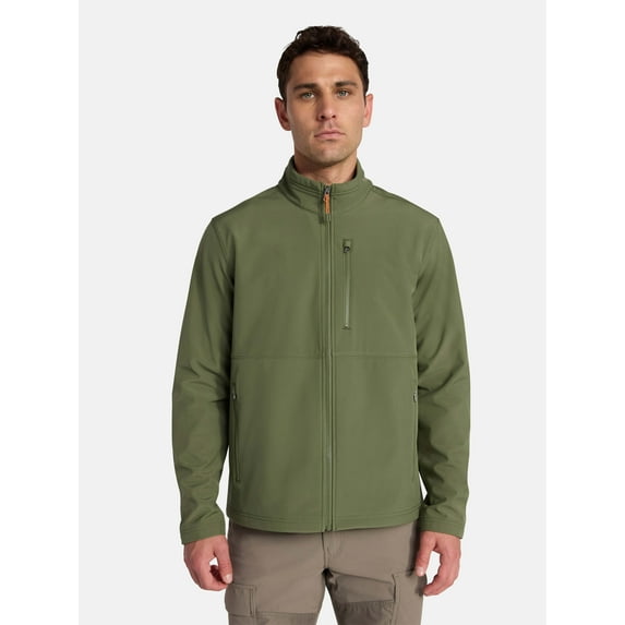 Ozark Trail Men's & Big Men's Softshell Jacket, Sizes S-3XL