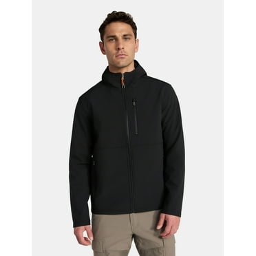 Ozark Trail Men's & Big Men's Softshell Jacket with Hood, Sizes S-3XL