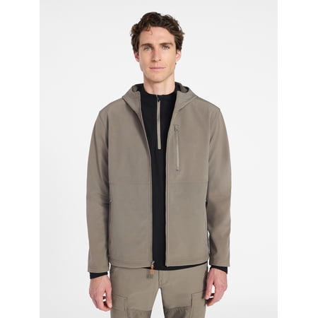 Ozark Trail Men's & Big Men's Softshell Jacket with Hood, Sizes S-3XL