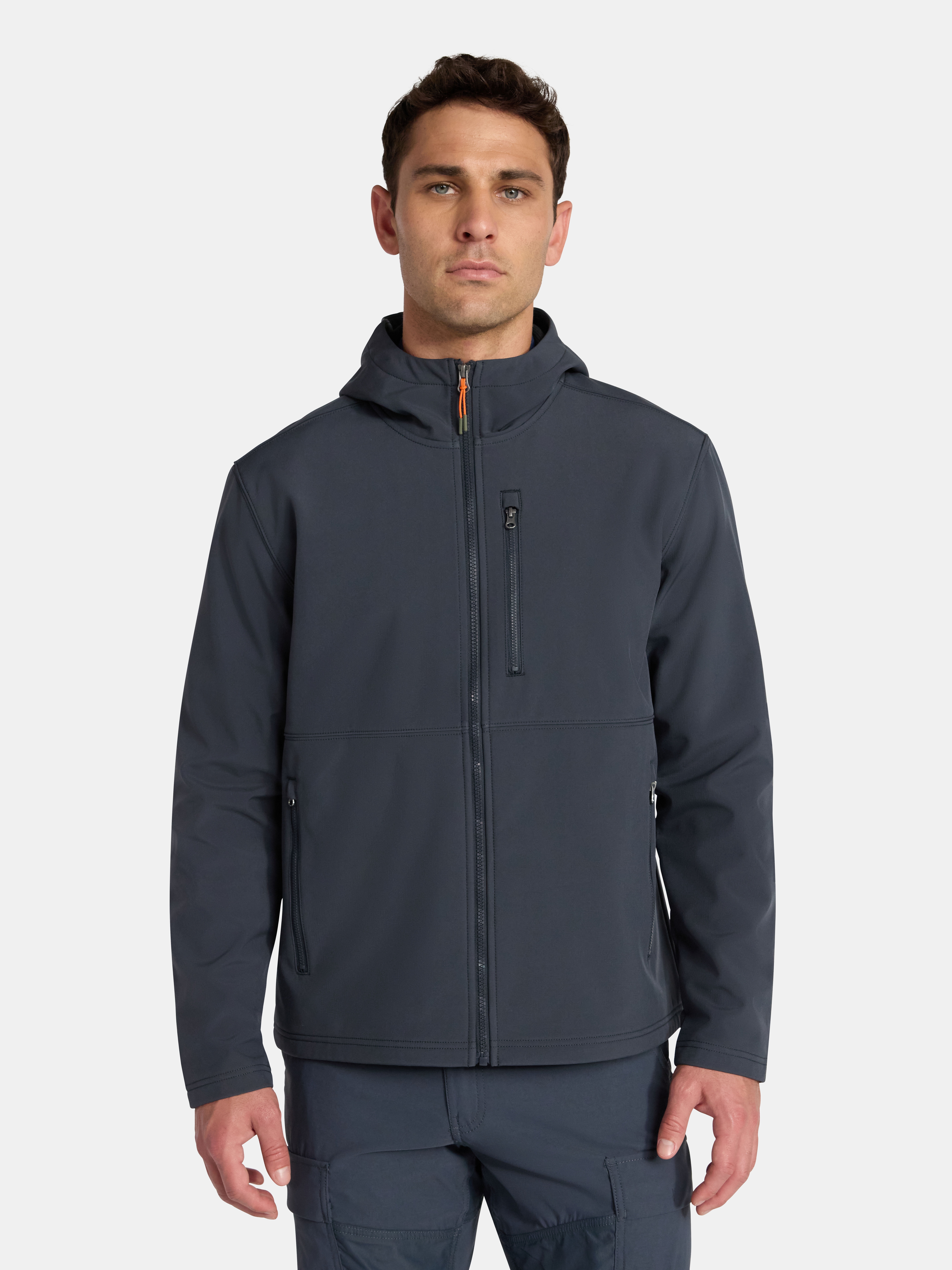 Ozark Trail Men's & Big Men's Softshell Jacket with Hood, Sizes S-3XL