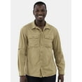 thumbnail image 1 of Ozark Trail Men's & Big Men's Upstream Shirt with Long Sleeves, UPF 50+, Sizes S-3XL, 1 of 5