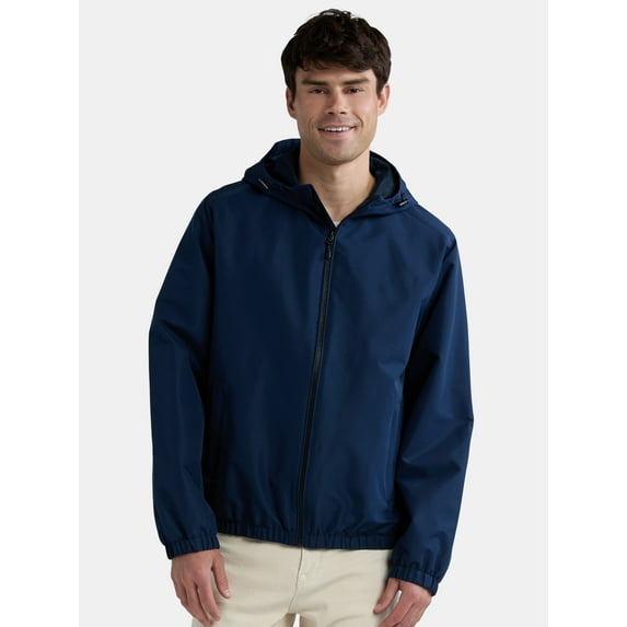 Ozark Trail Men's & Big Men's Windbreaker Jacket with Hood, Sizes S-3XL