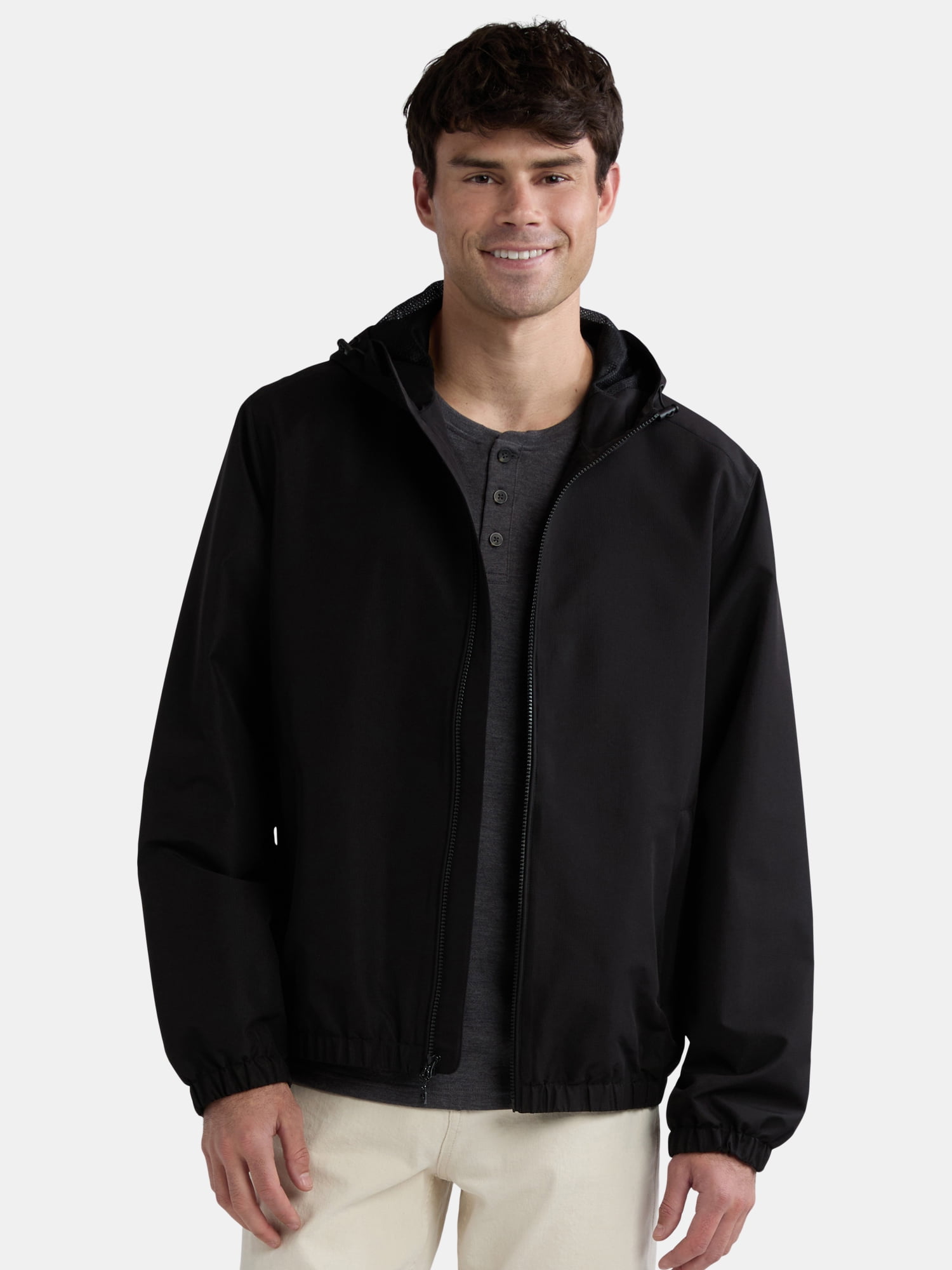 George Men's & Big Men's High Pile Fleece Lined Jacket with George Men's & Big Men's High Pile Fleece Lined Jacket with