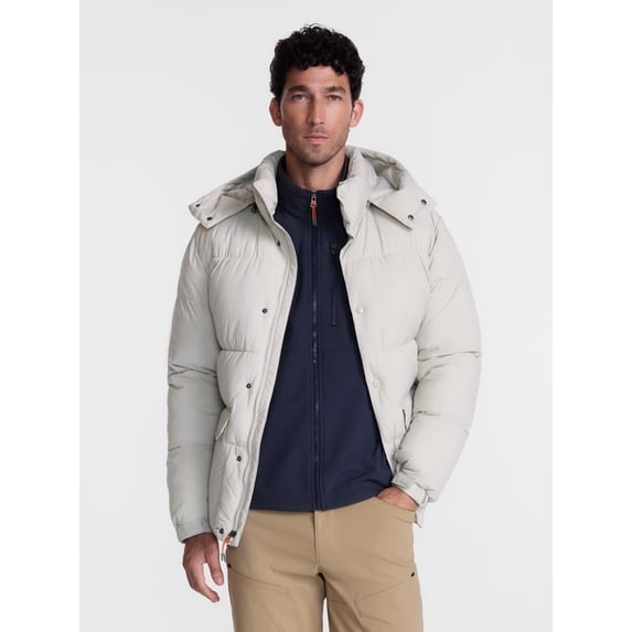 Ozark Trail Men's Hooded Puffer Jacket, Sizes S-3XL
